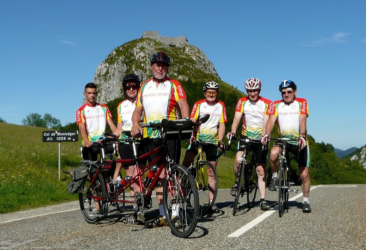 cyclotourisme en Pyrénées Cathares 33kms