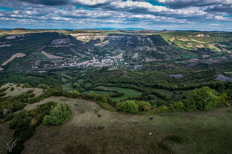 Vue sur le cirque de Tounemire