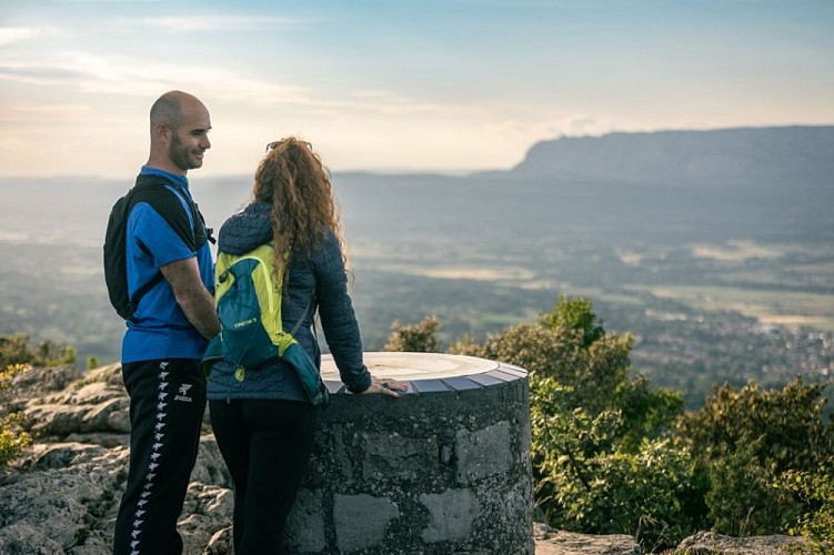 Vue sur la Sainte-Victoire depuis l'Ermitage