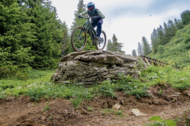 Descente noire du Loup - Piste VTT Descente N°9