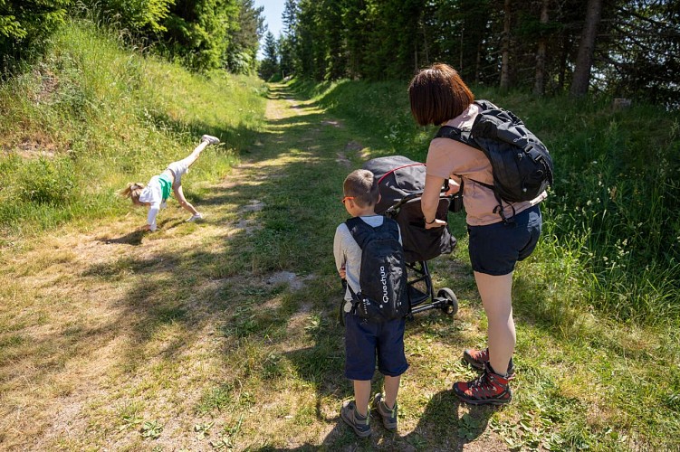 Rundgang für Kinderwagen - Lac Blanc Les Immerlins