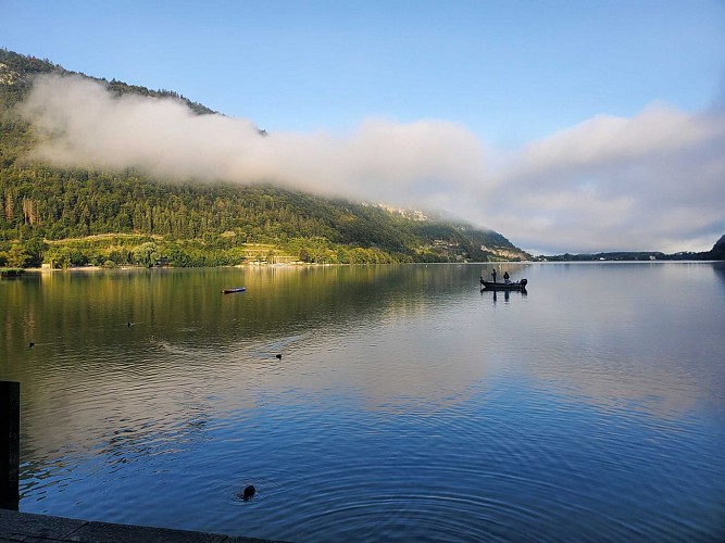 Tour du lac de Nantua à vélo