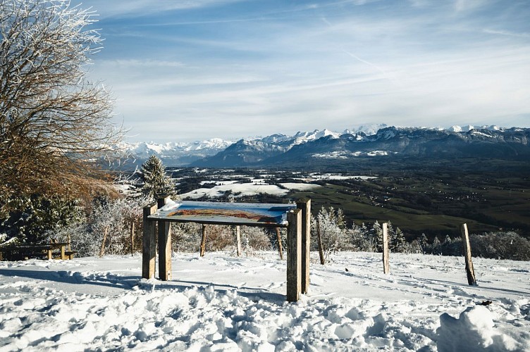 Alpage du Plan du Salève en hiver