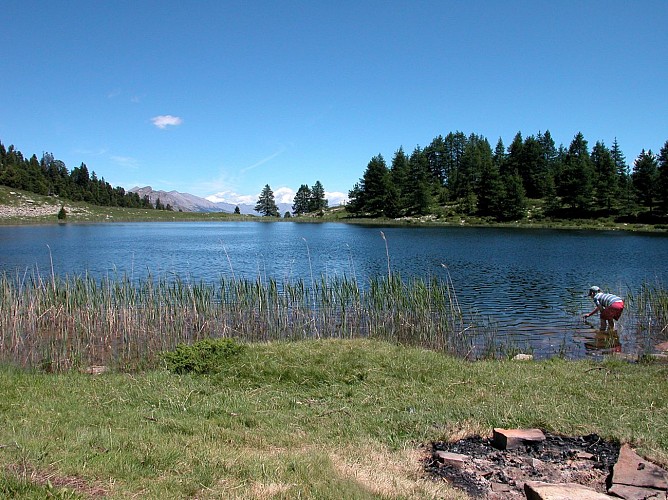 Les Lacs du Col Bas et Batterie de Dormillouse n°40c