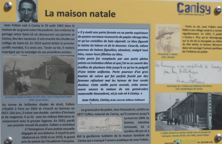 Canisy, sur les traces de Jean Follain