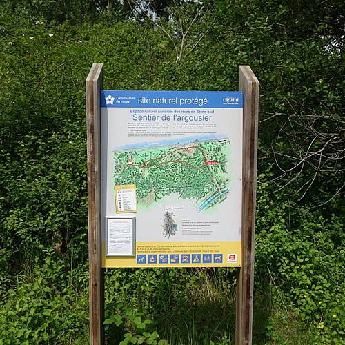 Panneau de départ