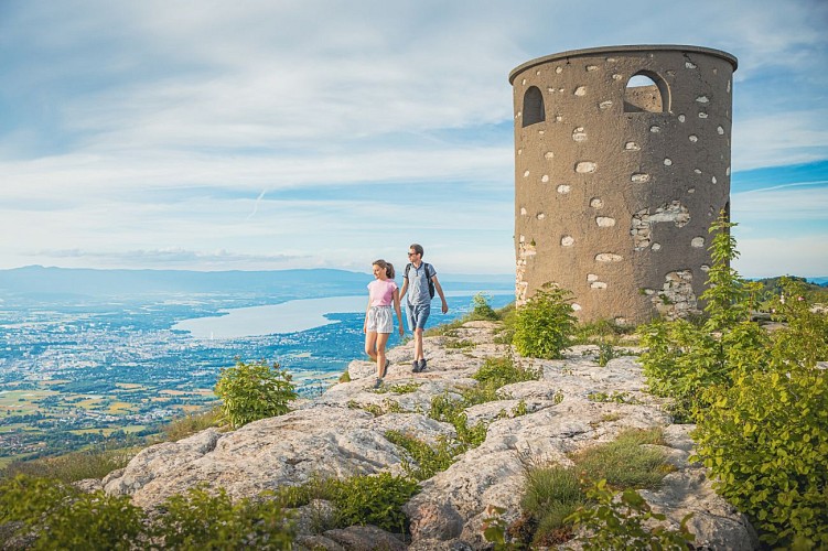 Anello pedonale : Le Grand Piton, punto più alto della Salève