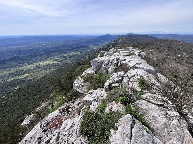 Les Euzes - Roc Blanc et boucle de la Coupette