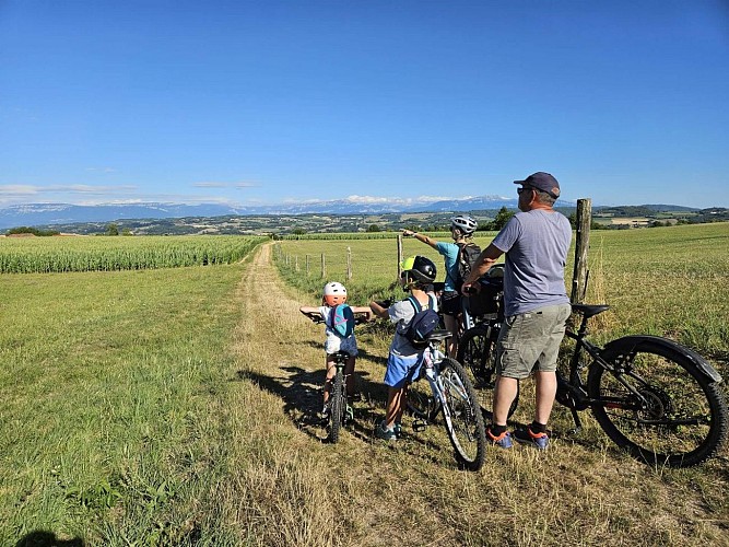 Circuit VTT - chemin des crêtes_Montagnieu