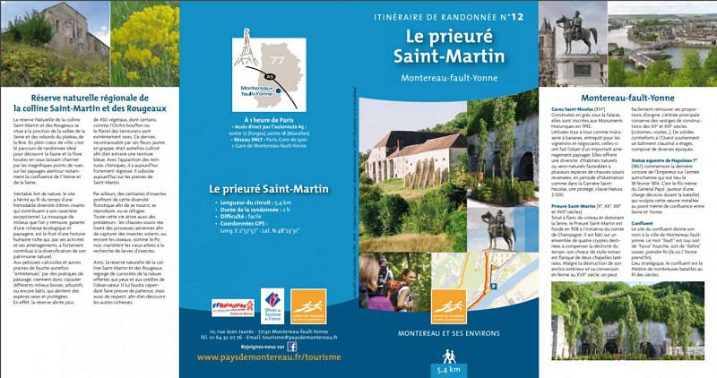 Plaquette le prieuré Saint-Martin