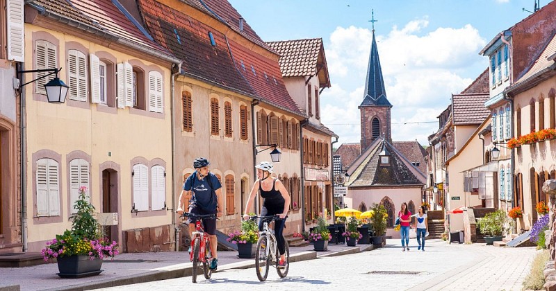 A vélo de Wingen sur Moder à La Petite Pierre
