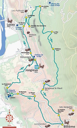 Parcours VTT - Circuit du Vignoble de Jongieux_Jongieux