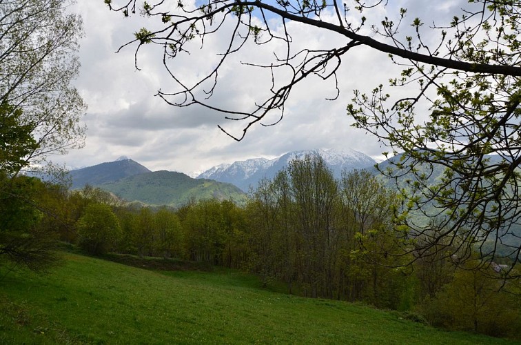 Vue sur les massifs