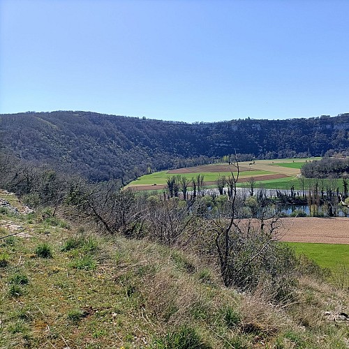 Vue sur la vallée du Lot