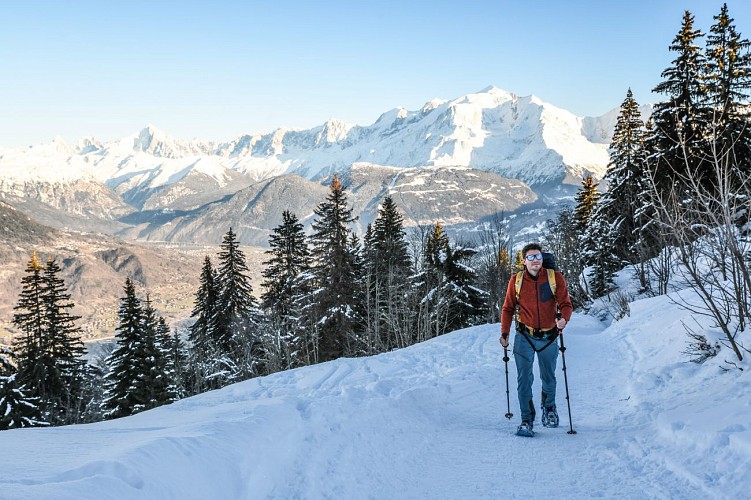 Croix de Tête Noire - sentier raquettes_Cordon