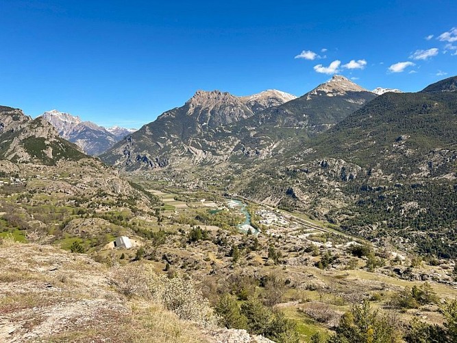 Panorama sur la vallée de la Durance