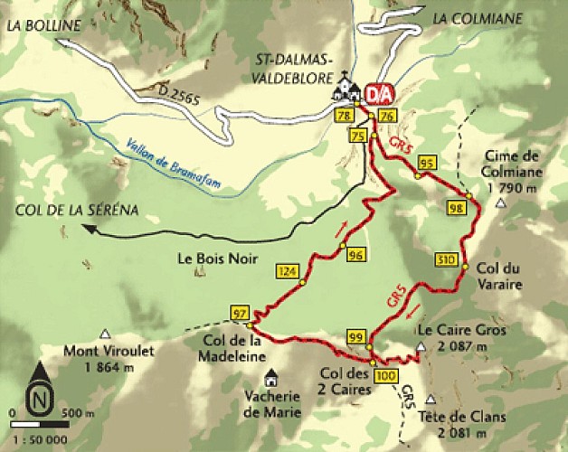 Le Caïre Gros (départ de St Dalmas)