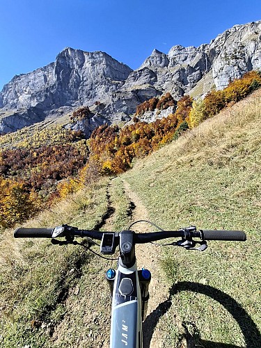 sentier VTT : les chalets de Coeur_Sallanches