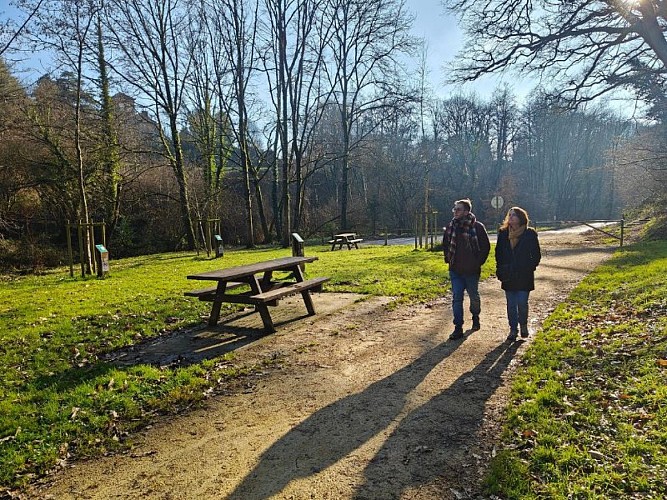 Espace de pique-nique étang de Groslay