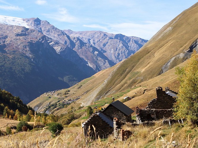 From Hières to the hamlet of Valfroide_La Grave