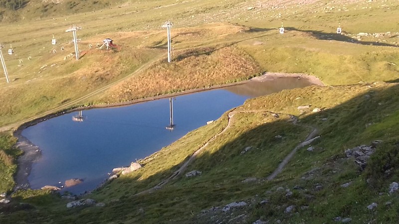 Arc 1950/2000 towards the Lake Trail