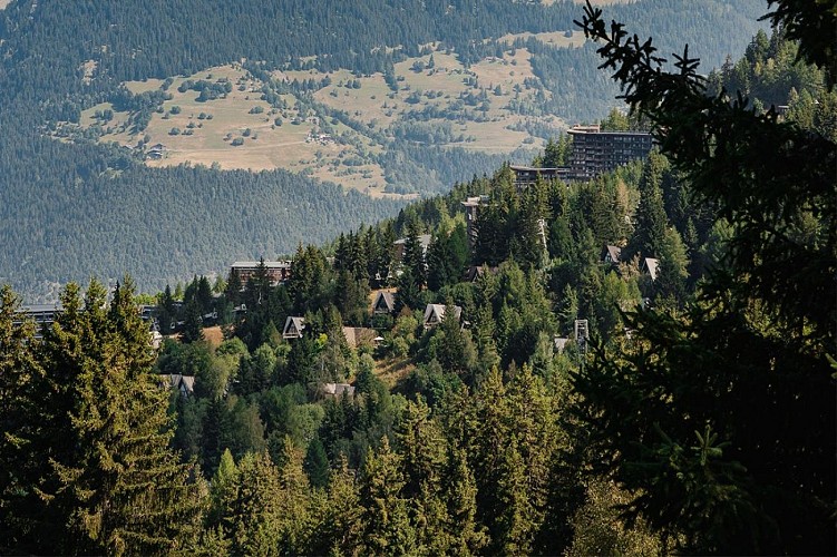 Chemin des Espagnols au départ d'Arc 1600 vers Arc 1800