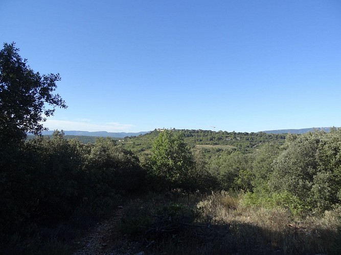 Ouverture paysagère - point de vue sur le village de Seillons