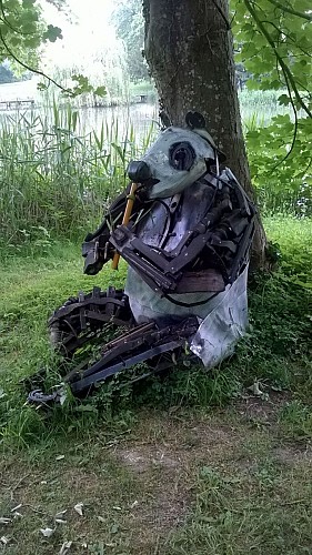 Théméricourt - La Maison du Parc - Sculpture Panda