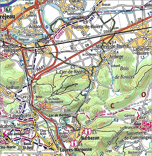 SityTrail - 4605423 - [Itinéraire] La plaine de Rivière (11) - Carte et profil A4 Portrait