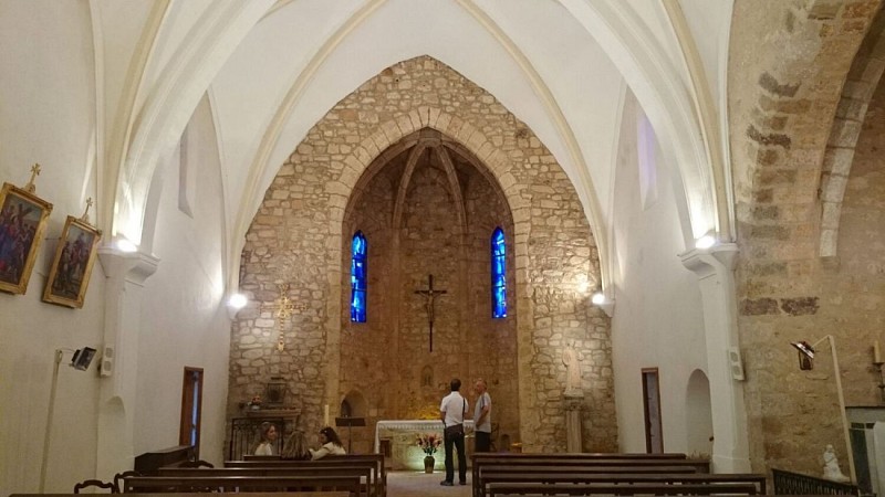 Eglise Saint-Baudile à Montouliers 