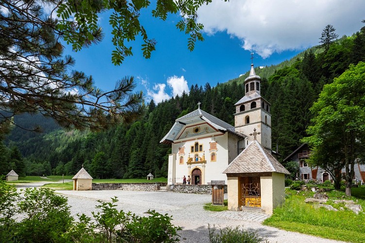 Le sentier du Val Montjoie, de Saint-Gervais aux Contamines