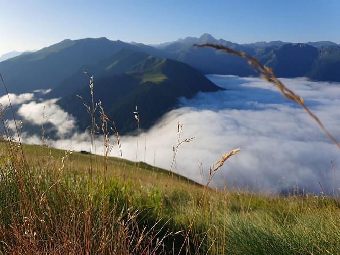 Mer de nuage depuis le Mont Sijol
