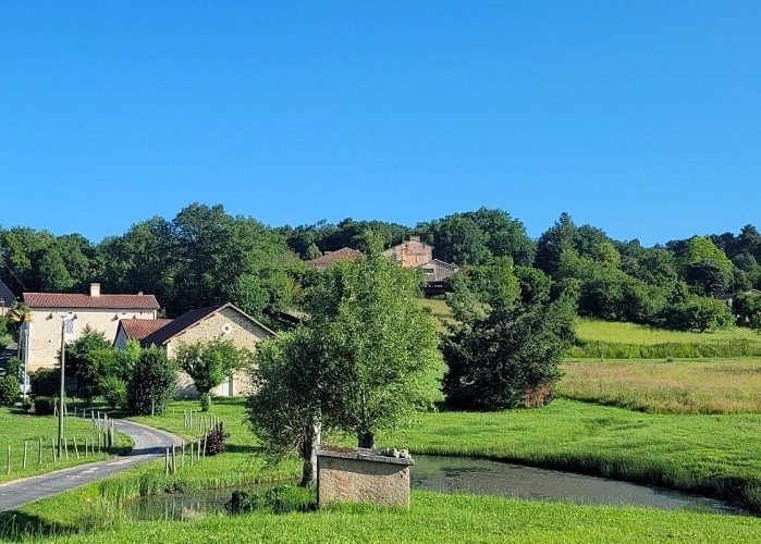 rando boucle de la Lande Chantérac - hameau de Chaniveau