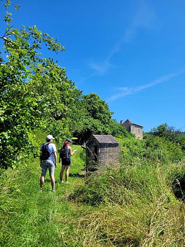 rando boucle de la Lande Chantérac - chemin de la messe