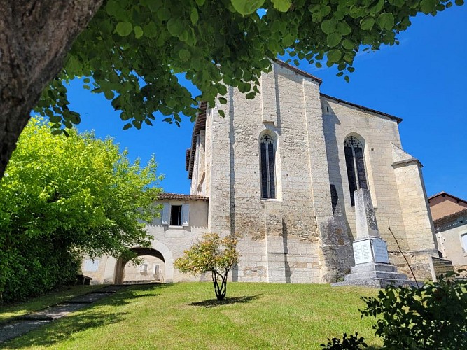 rando boucle de la Lande Chantérac - église