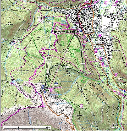 SityTrail - 4542846 - La Soulan (16) V25 - Carte et profil A4 Portrait