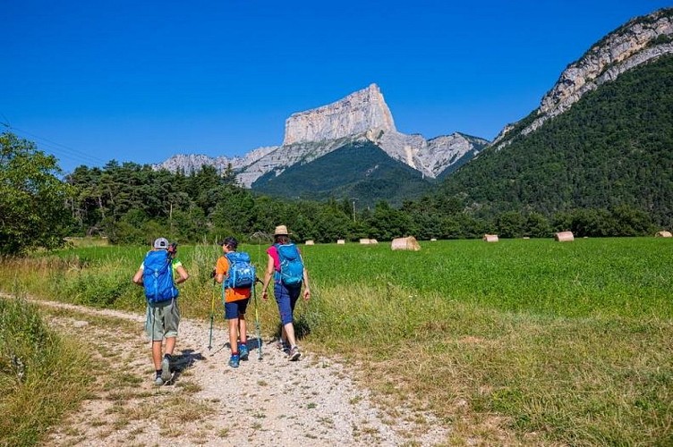 Vue sur le Mont Aiguille