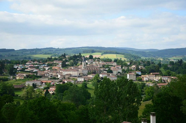 Vue sur le village