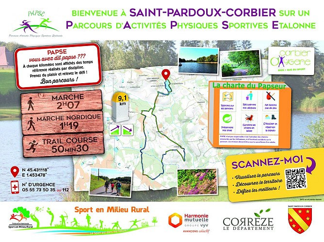 Panneau PAPSE - Saint-Pardoux-Corbier ©J Faugeras