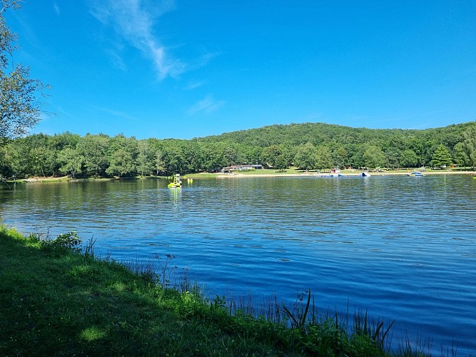 plan d'eau des Forges - Masseret Lamongerie