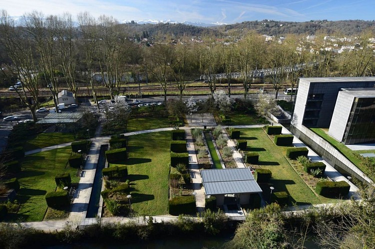 Jardins contemporains CG 64 - Pau - Vue aérienne