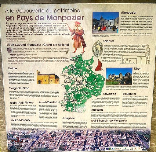 VERGT-DE-BIRON-Boucle du Chateau-Panneau d'info