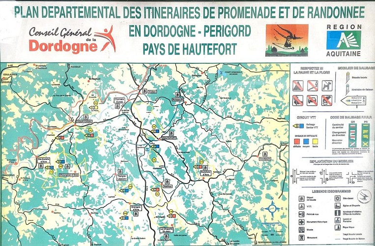 CHERVEIX-CUBAS-Boucle des coteaux de l'Auvézère-Panneau d'appel 2