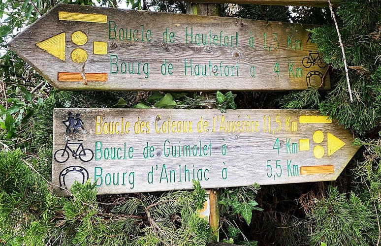 CHERVEIX-CUBAS-Boucle des coteaux de l'Auvézère-Signalétique 2