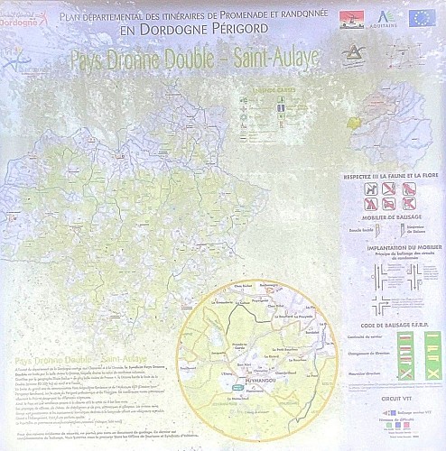 SAINT-AULAYE-PUYMANGOU-Boucle de Puymangou-Panneau d'appel