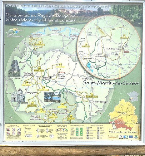 SAINT-MARTIN DE GURSON-Boucle de Plagnac-Panneau d'appe 2