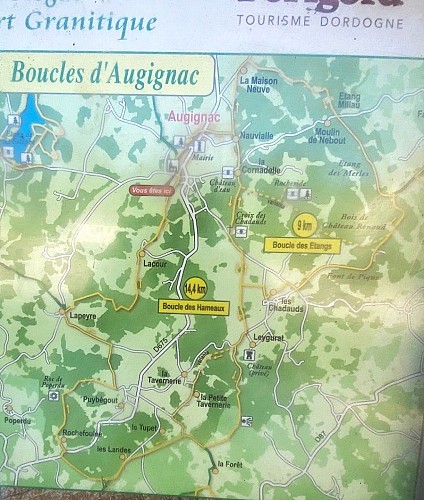 AUGIGNAC-Boucle des hameaux-Panneau d'appel