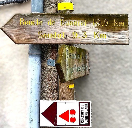BUSSIERE-BADIL-Boucle du Banaret-Signalétique