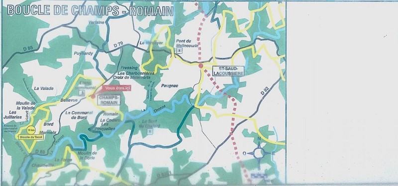 CHAMPS-ROMAIN-Boucle du Tacot-Panneau d'appel