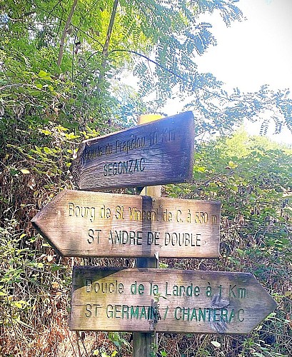 SAINT VINCENT DE CONNEZAC-Boucle de Pradelou-Signalétique